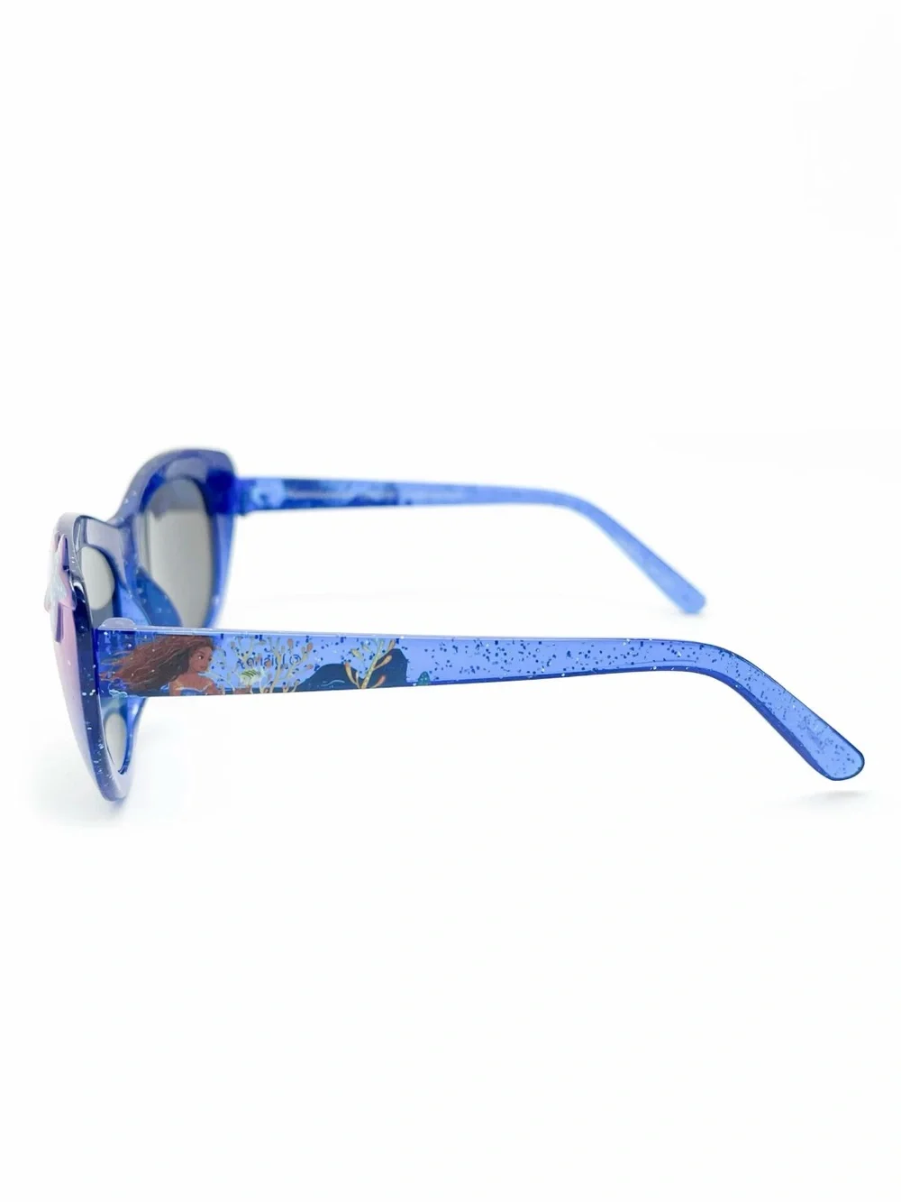 The Little Mermaid Sunglasses, Pink with Purple Starfish - 100% UV Protection